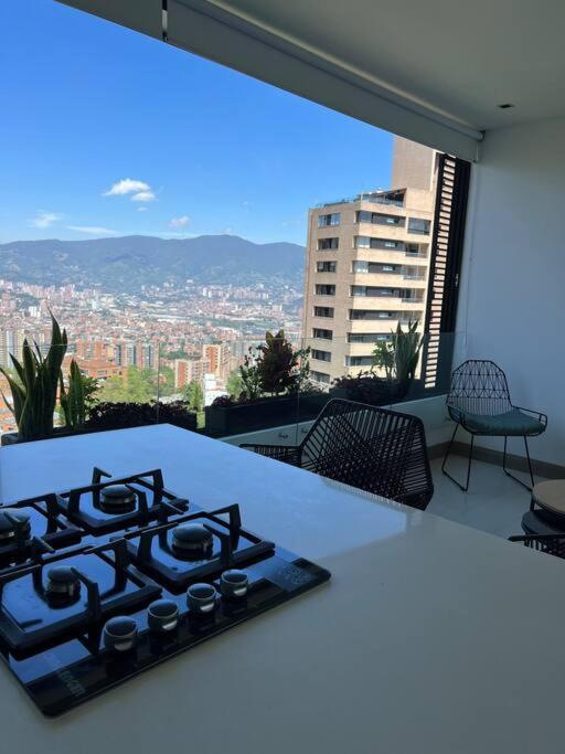 Apartamento De Lujo Con La Mejor Vista De Medellin Apartment Exterior foto