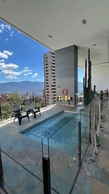 Apartamento De Lujo Con La Mejor Vista De Medellin Apartment Exterior foto