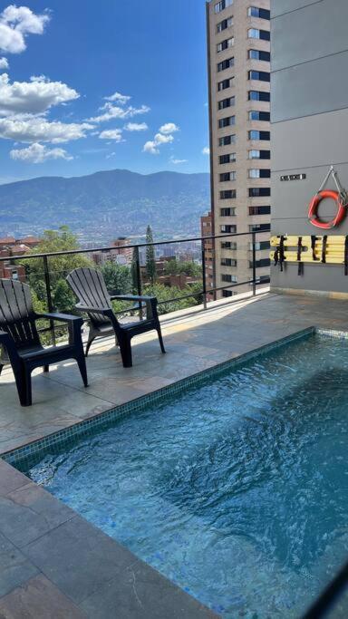 Apartamento De Lujo Con La Mejor Vista De Medellin Apartment Exterior foto